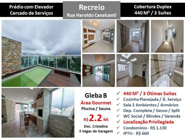 Cob Recreio Gleba B Haroldo Cavalcanti 440M²