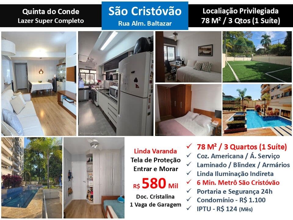 Apto São Cristóvão Quinta do Conde 78M²