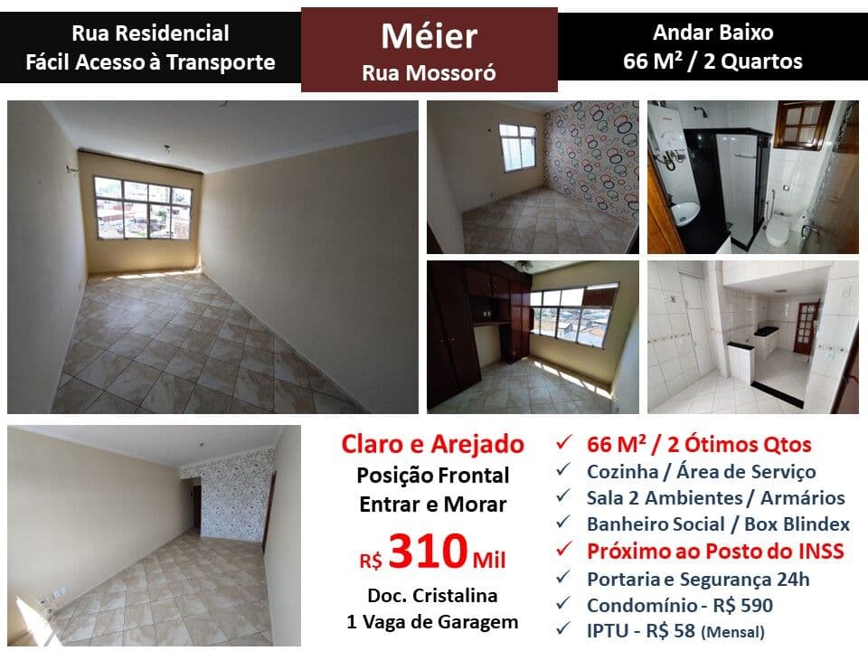 Apto Méier Mossoró 66M²
