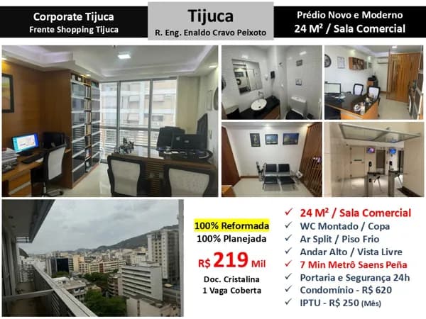 Sala Tijuca Eng. Enaldo Cravo Peixoto 24M²