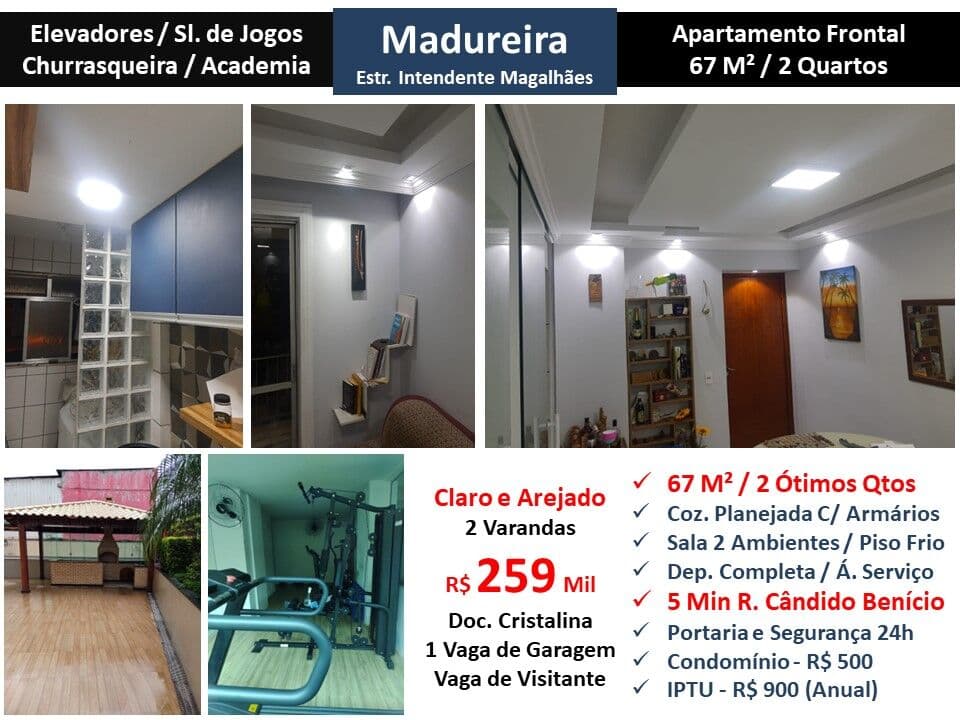 Apto Madureira Intendente Magalhães 67M²