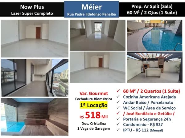 Apto Meier Padre I. Penalba Now Plus 60M² 3