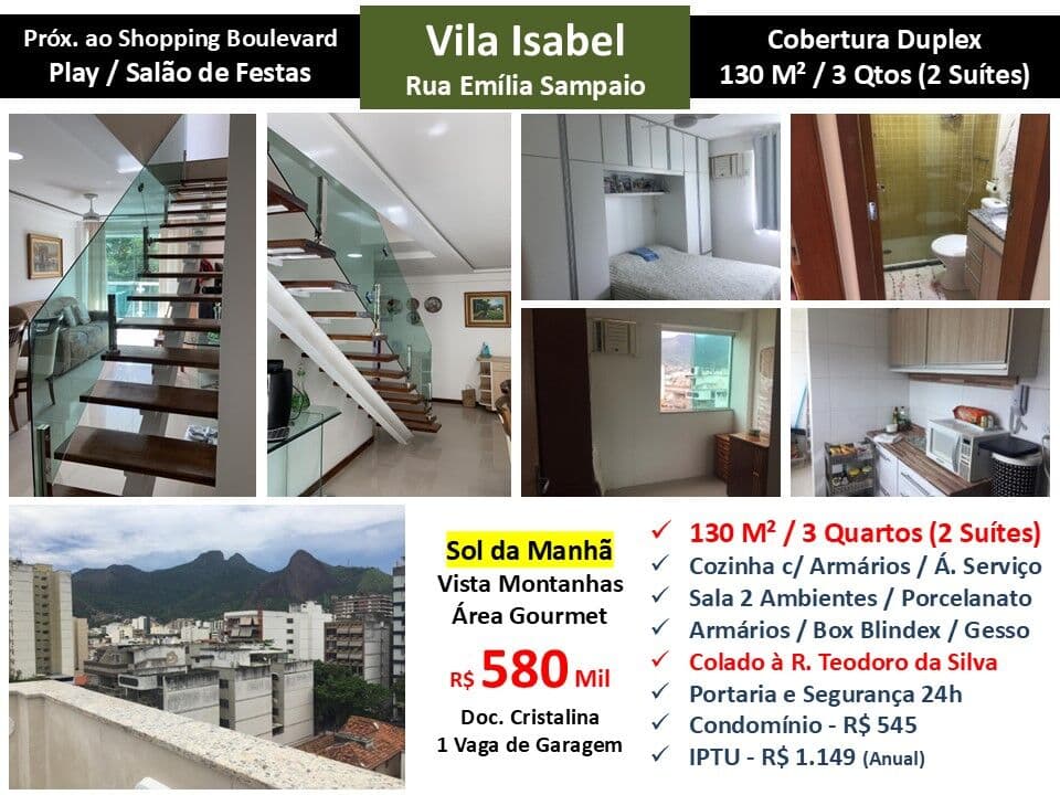 Cob Vila Isabel Emilia Sampaio 130M²