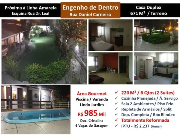 Casa Eng. de Dentro Daniel Carneiro 220M²
