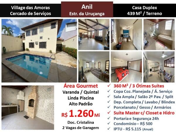 Casa JPA Anil Uruçanga Village das Amoras 360M²