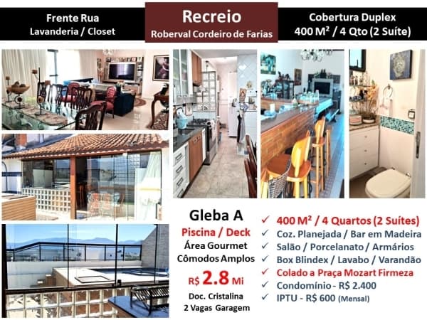 Cob Recreio Gleba A Roberval Cordeiro de Farias 400M²