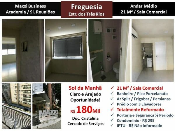 Sala JPA Freguesia Maxxi 21M²