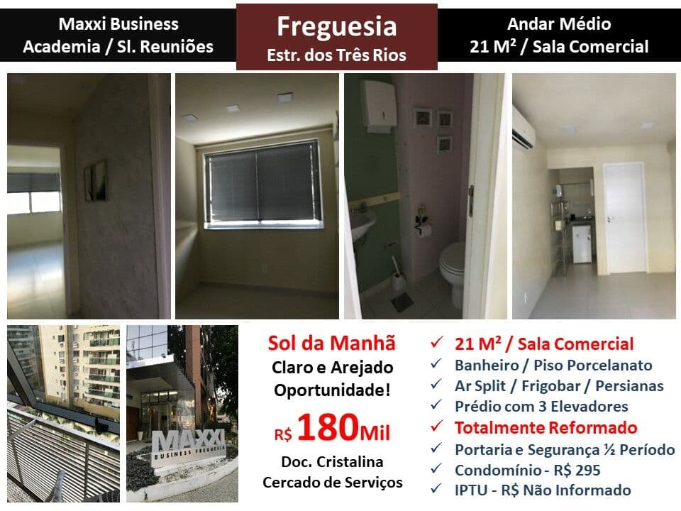 Sala JPA Freguesia Maxxi 21M²