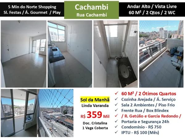 Apto Cachambi 60M²