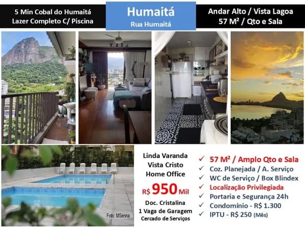 Apto Humaitá 57M²