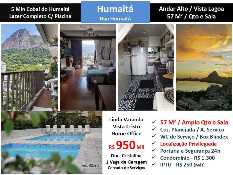 Apto Humaitá 57M²