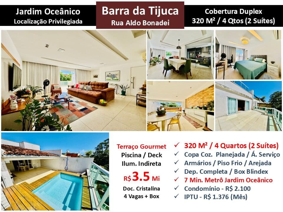 Cob Barra da Tijuca JO Aldo Bonadei 320M²