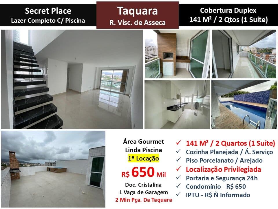 Cob JPA Taquara Visc. de Asseca Secret Place 141M²