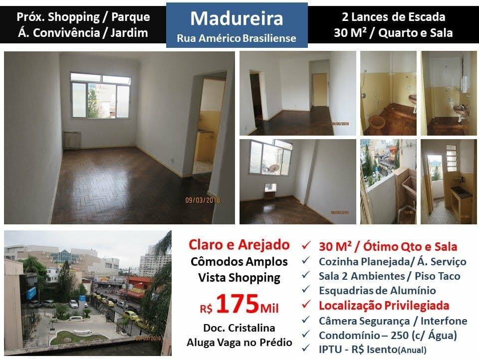 Apto Madureira Américo Brasiliense 30M²
