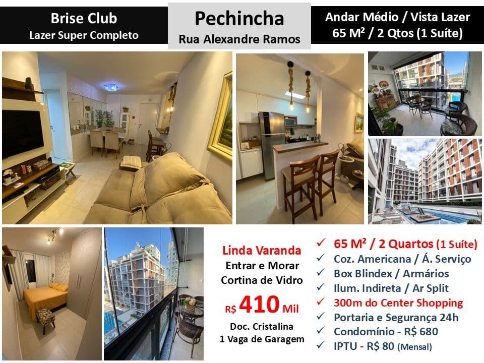 Apto JPA Pechincha Alexandre Ramos Brise 65M²