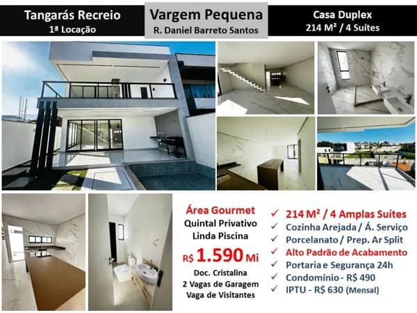 Casa Vargem Pequena Tangarás Recreio 214M²