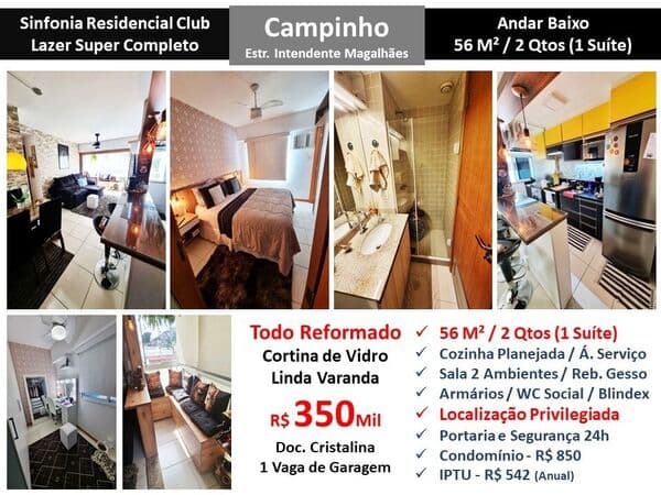 Apto JPA Campinho Sinfonia 56M²