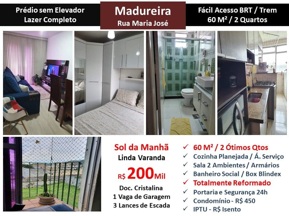 Apto Madureira Maria José 60M²