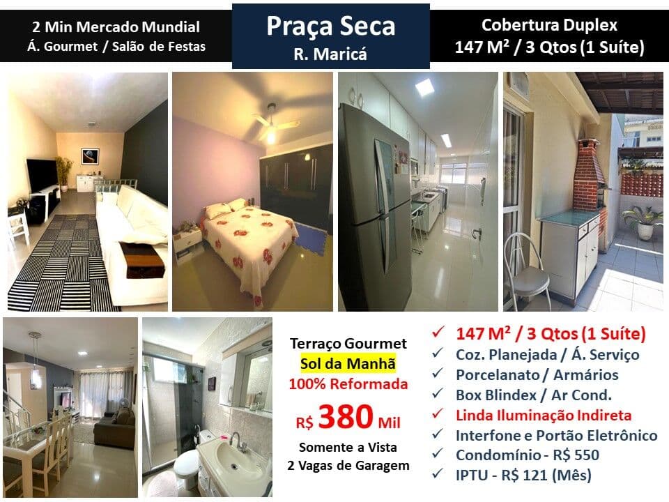 Cob JPA Praça Seca Maricá 147M²