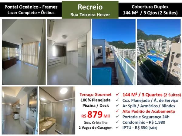 Cob Recreio Pontal Frames 144M²