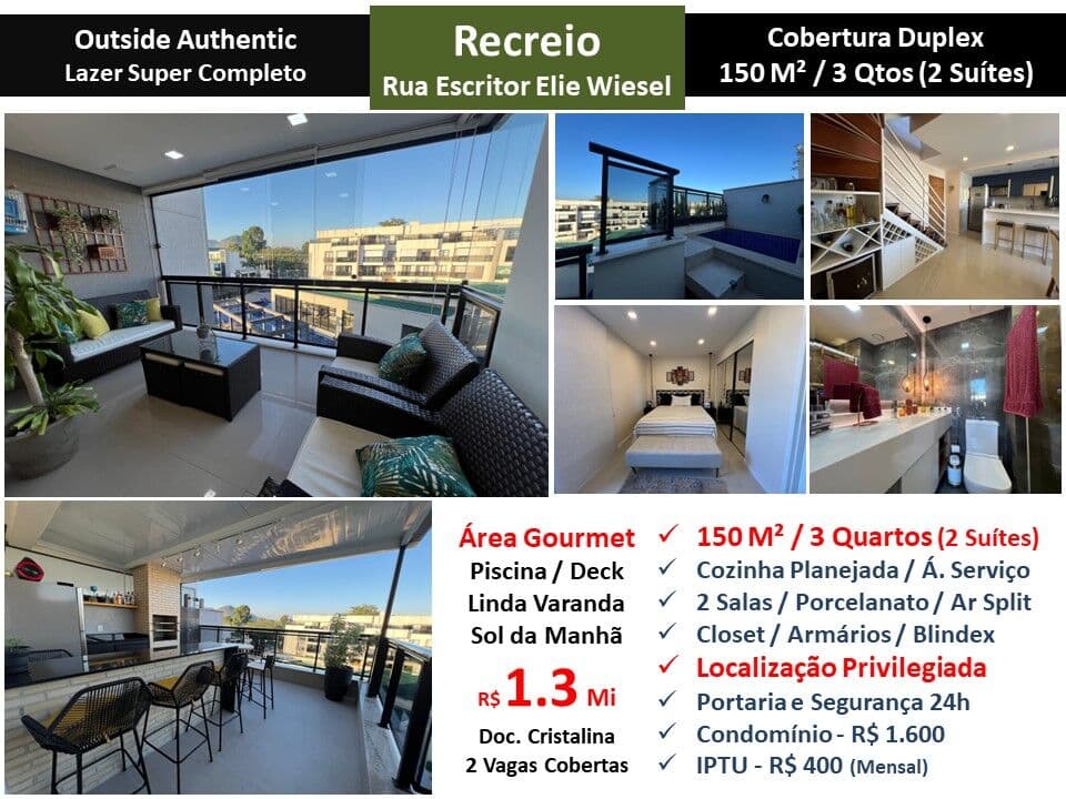 Cob Recreio Zico Outside 150M² 6