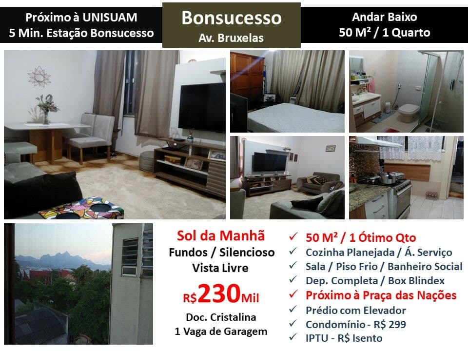 Apto Bonsucesso Bruxelas 50M²