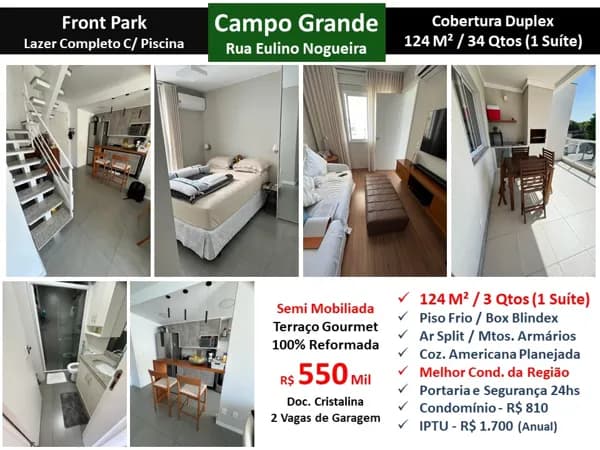 Cob Campo Grande Front Park 124M²