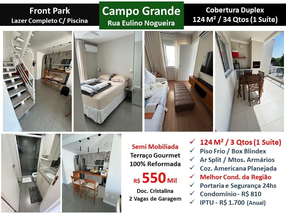 Cob Campo Grande Front Park 124M²