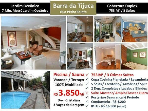 Cob Barra da Tijuca JO Pedro Bolato 753M²