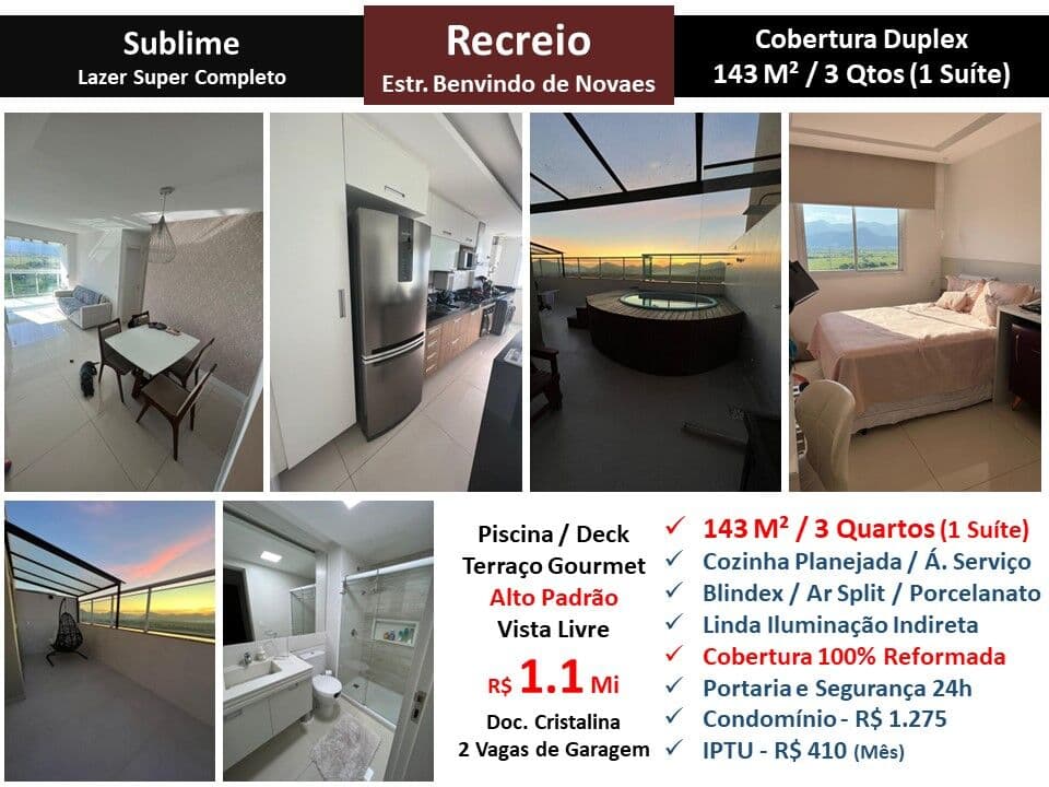 Cob Recreio Sublime 143M²