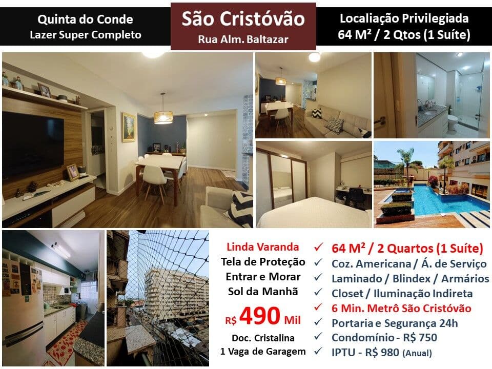 Apto São Cristóvão Quinta do Conde 64M²