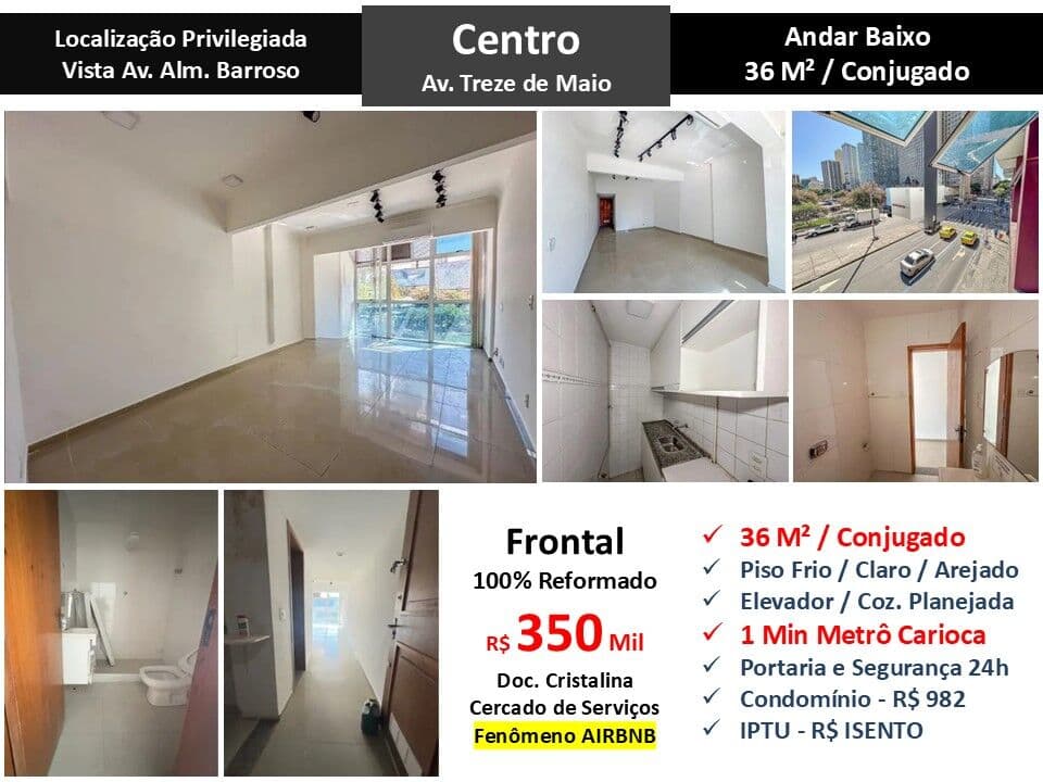 Apto Centro Treze de Maio 36M²