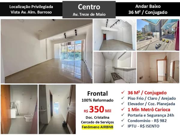 Apto Centro Treze de Maio 36M²