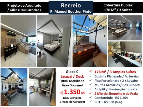 Cob Recreio Gleba C Manoel Boucher Pinto 176M²