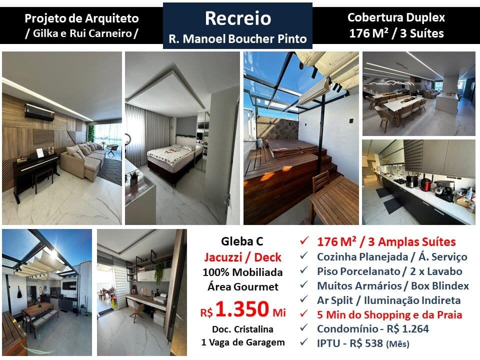 Cob Recreio Gleba C Manoel Boucher Pinto 176M²