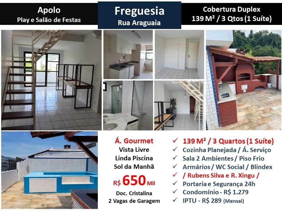 Cob JPA Freguesia Araguaia Apolo 139M²