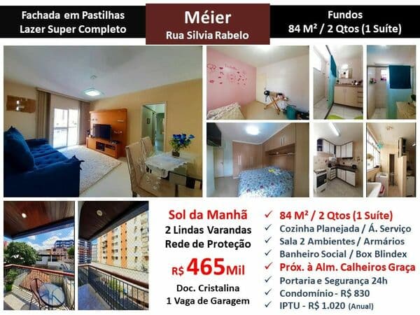 Apto Meier Silvia Rabelo 84M²