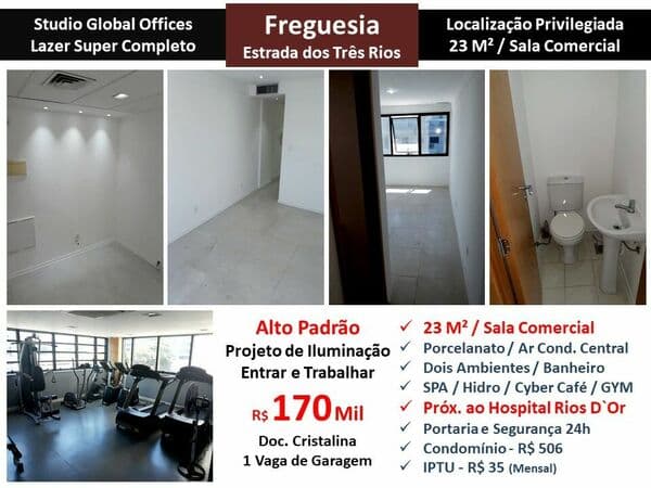 Sala JPA Freguesia Global Offices 23M²