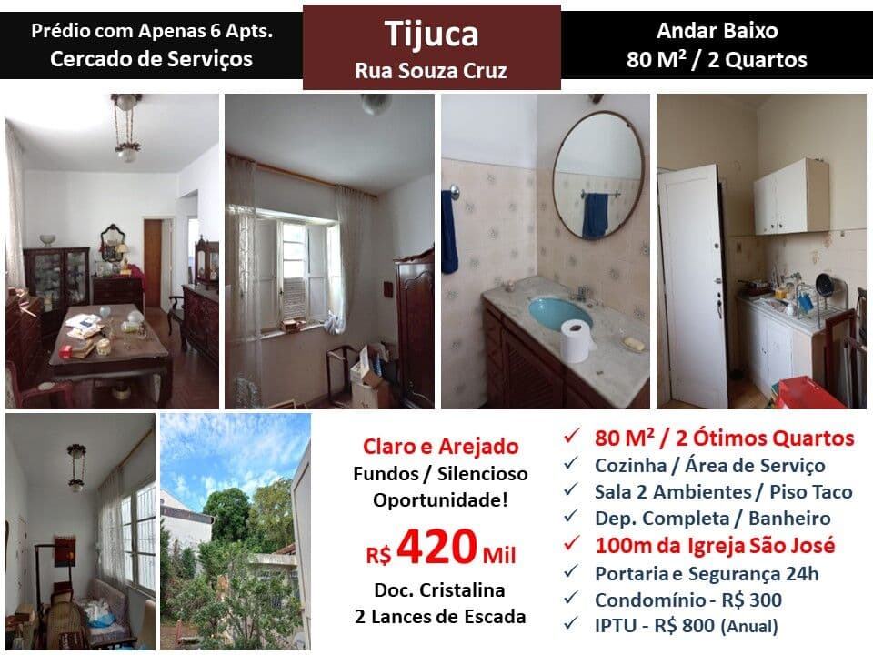 Apto Tijuca Souza Cruz 80M² 2