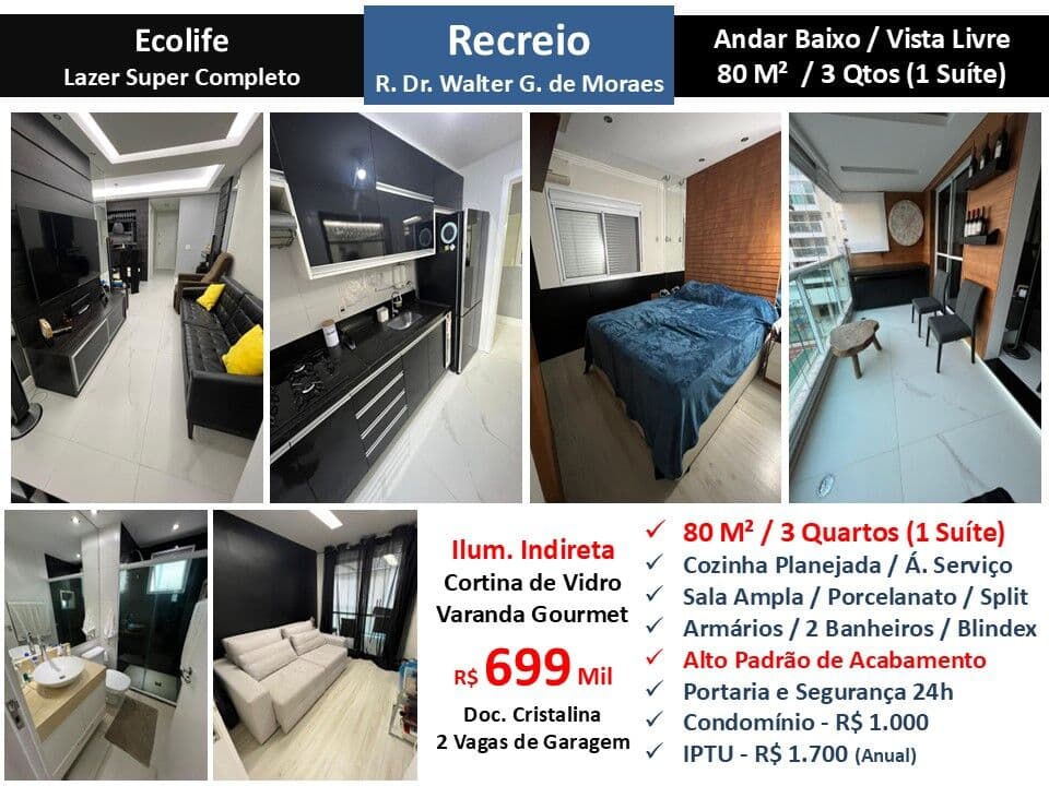 Apto Recreio Zico Ecolife 80M² 4