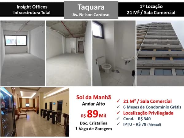 Sala JPA Taquara Insight 21M²