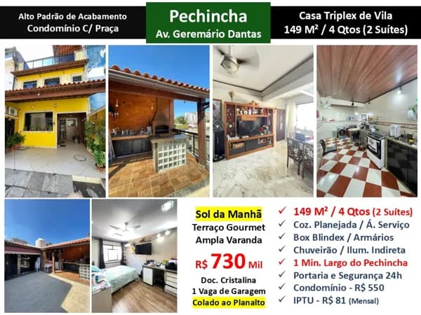 Casa JPA Pechincha Geremário Dantas 149M²