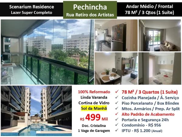 Apto JPA Pechincha Scenarium Residence 78M² 3