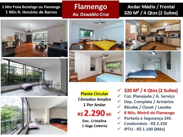 Apto Flamengo Oswaldo Cruz 320M² 2