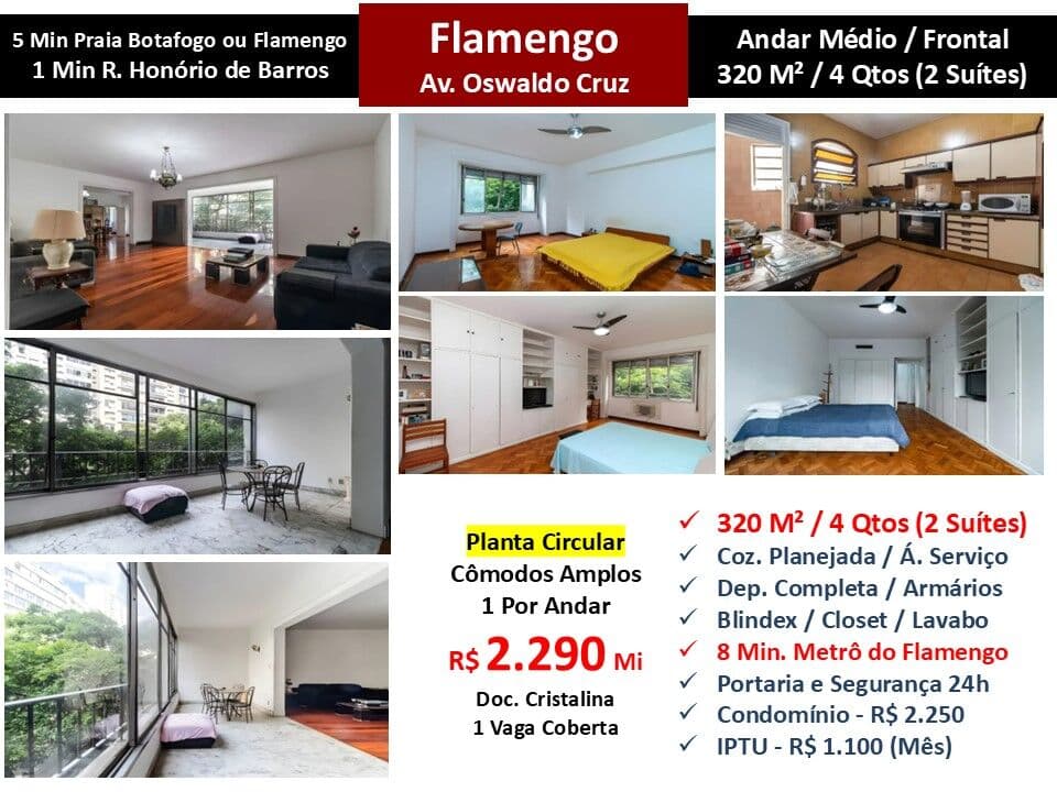 Apto Flamengo Oswaldo Cruz 320M² 2