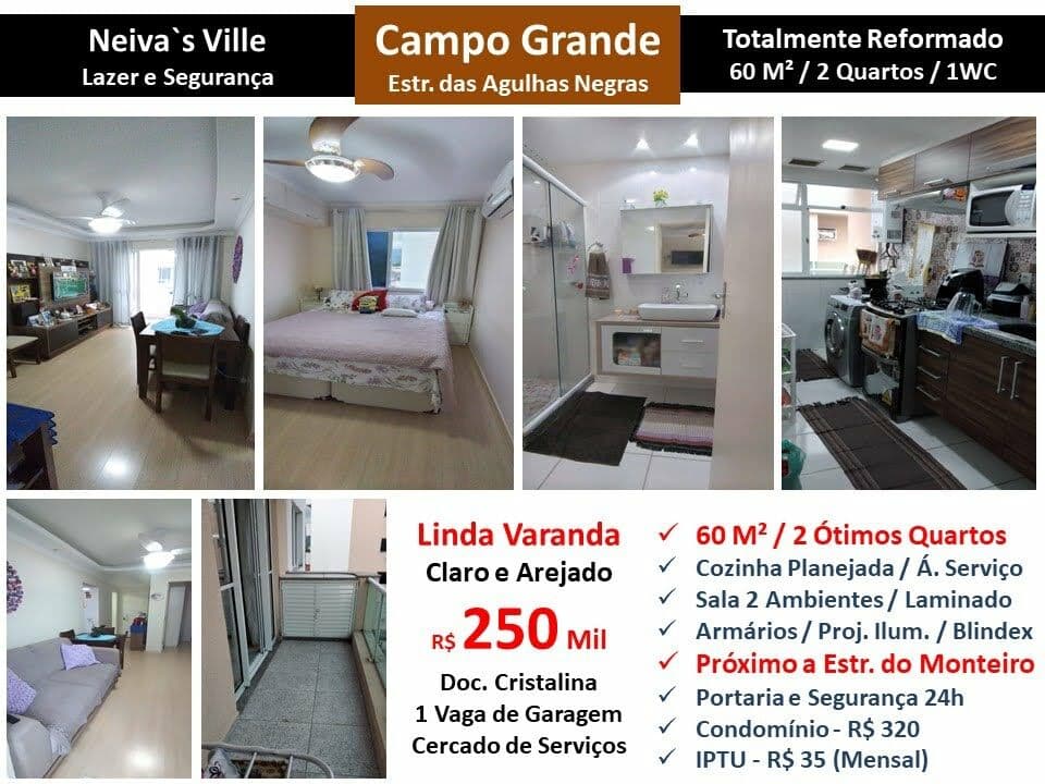Apto Campo Grande Neivas Ville 60M²