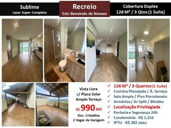Cob Recreio Sublime 126M²