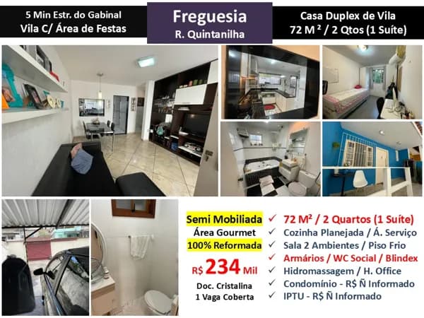Casa JPA Freguesia Quintanilha 72M²