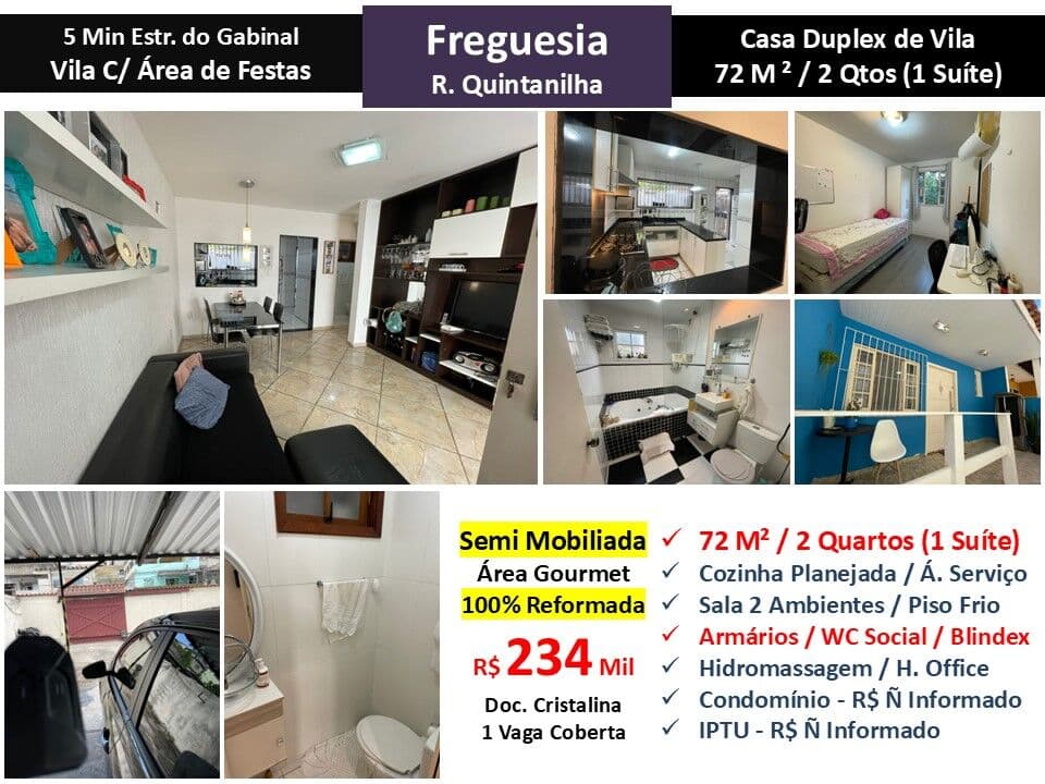 Casa JPA Freguesia Quintanilha 72M²