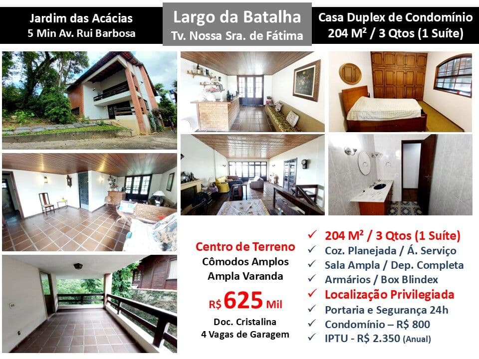 Casa Largo da Batalha Jardim das Acácias 204M²